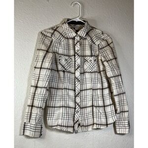 Old Navy Women's Plaid Button-Up Shirt – XS